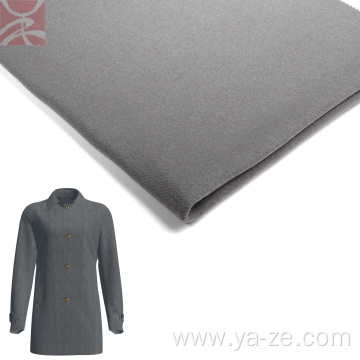 double sided twill woven fabric for Coat